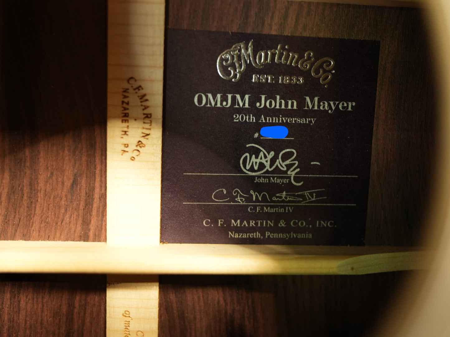 Martin OMJM John Mayer 20th Anniversary - 2023年限定生産モデル・2024年製