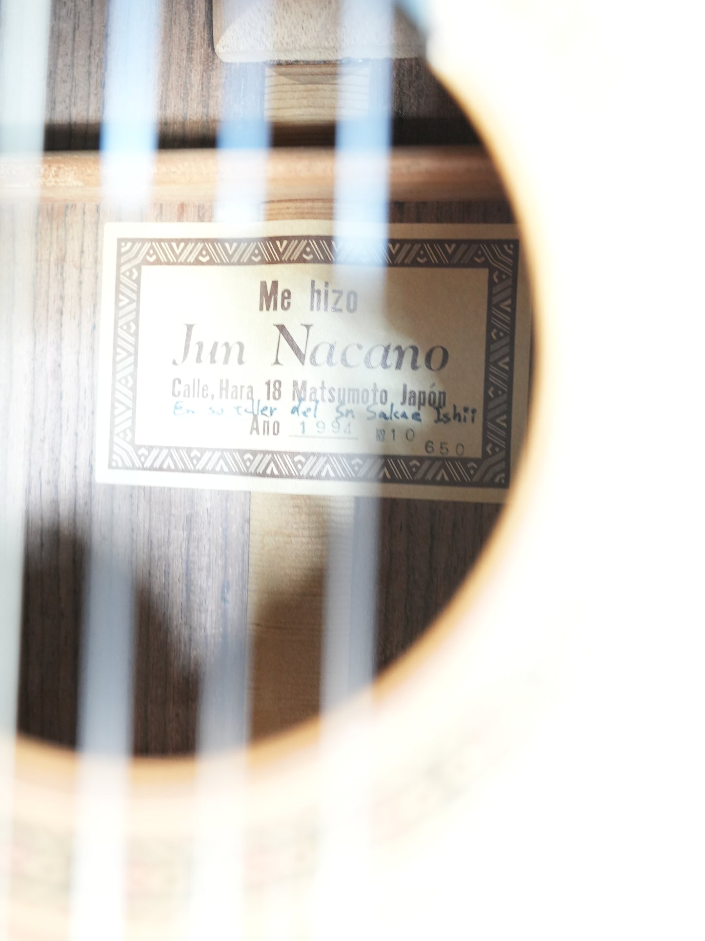 Jun nacano 中野潤 No.10 #650 1994年製