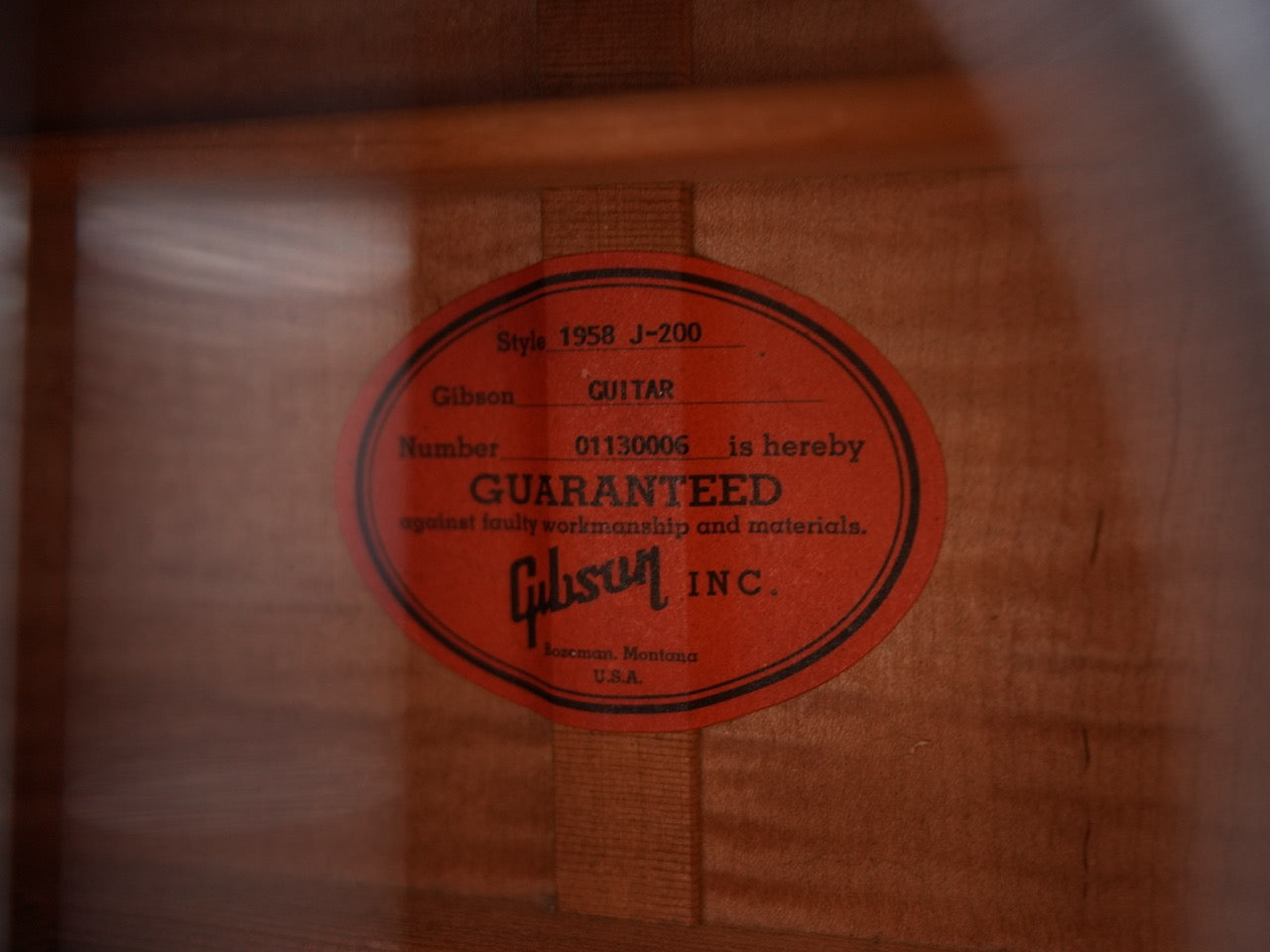 Gibson 1958 J-200 2000年製