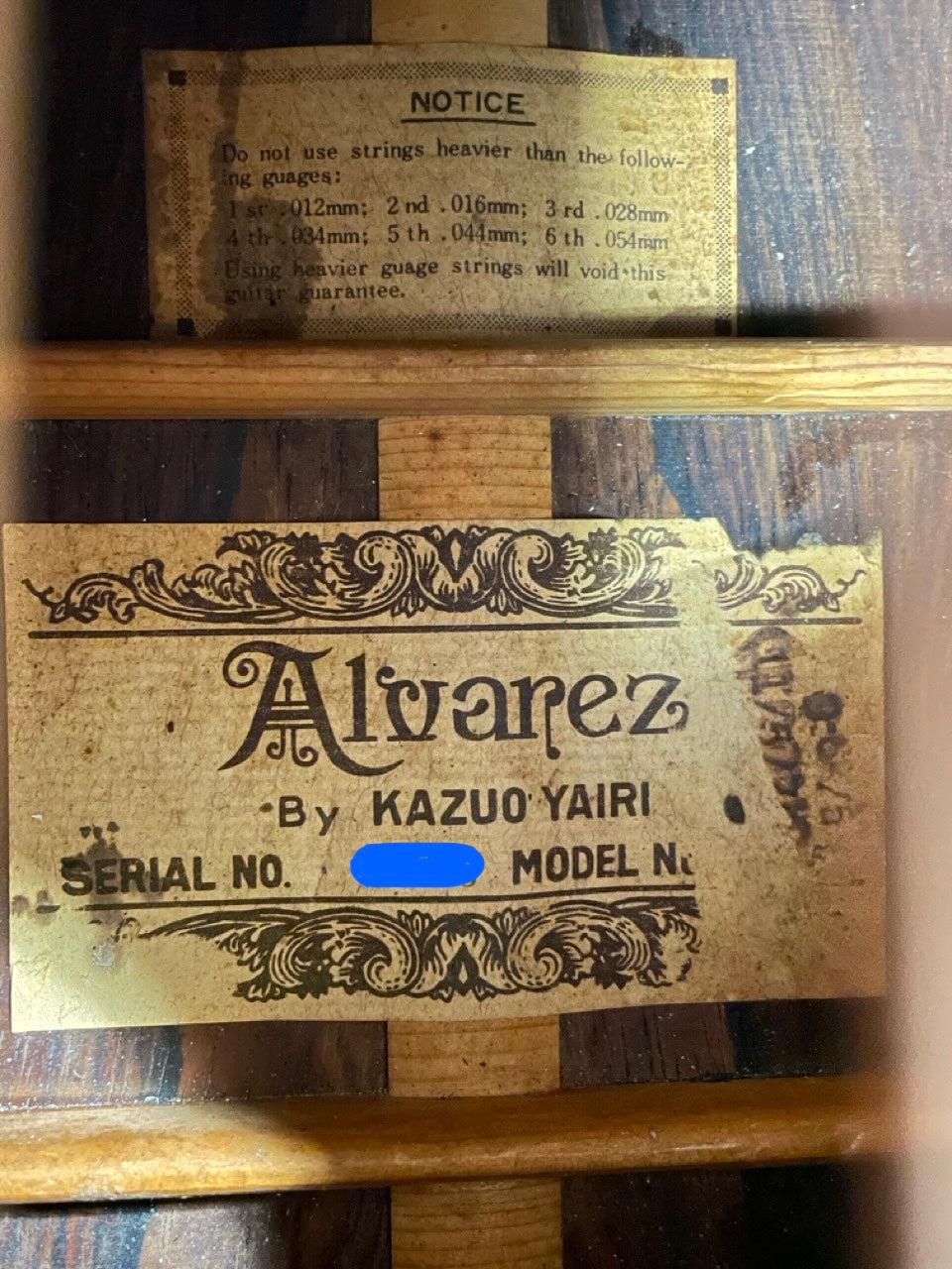 Alvarez by Kazuo Yairi DY-45 Brazilian rosewood 1973年製