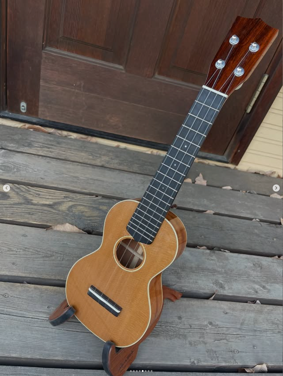 Sakata Guitars US-2C Western Red Cedar Soprano