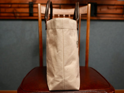 SGオリジナル・レザーハンドル・帆布バッグ