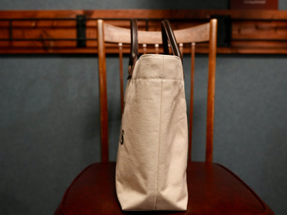 SGオリジナル・レザーハンドル・帆布バッグ