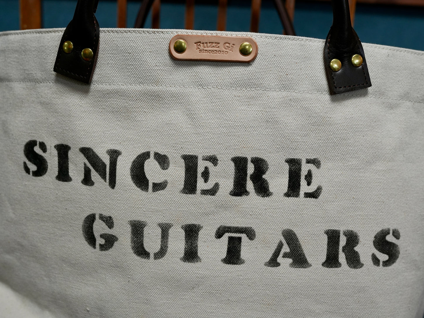 SGオリジナル・レザーハンドル・帆布バッグ