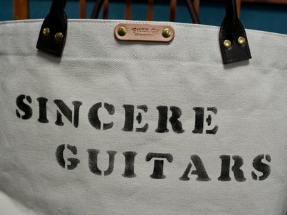 SGオリジナル・レザーハンドル・帆布バッグ