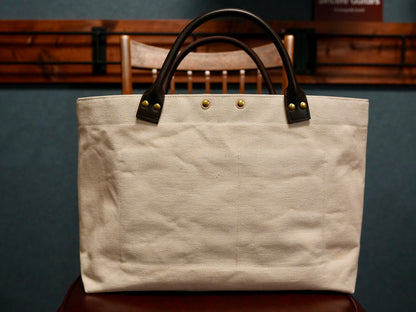 SGオリジナル・レザーハンドル・帆布バッグ