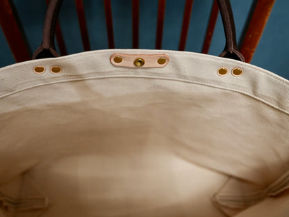 SGオリジナル・レザーハンドル・帆布バッグ