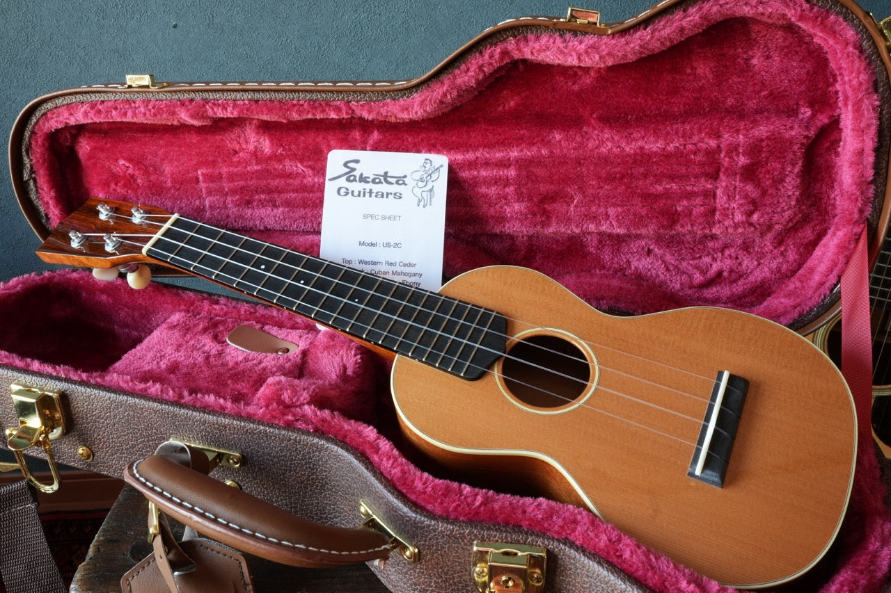 Sakata Guitars US-2C Western Red Cedar Soprano