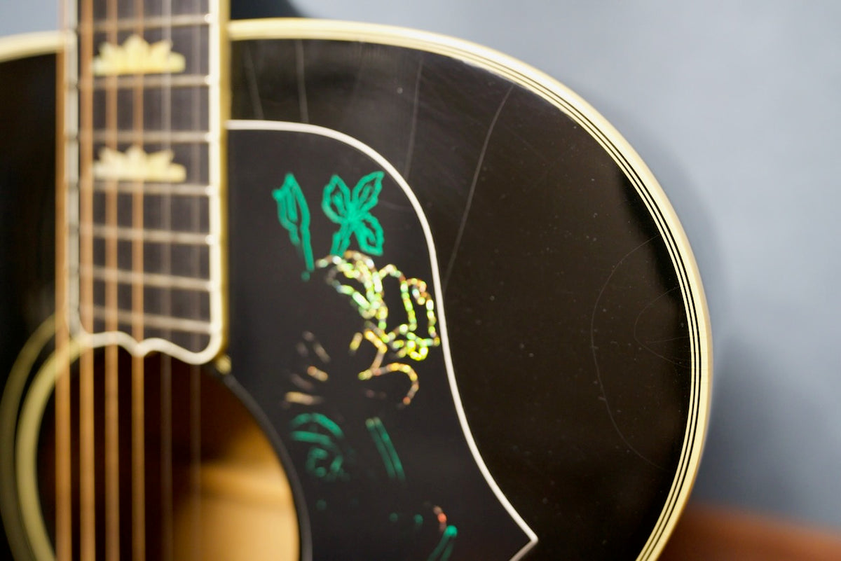 Gibson J-200 Rose Custom Black Centennial Collection 1995年製