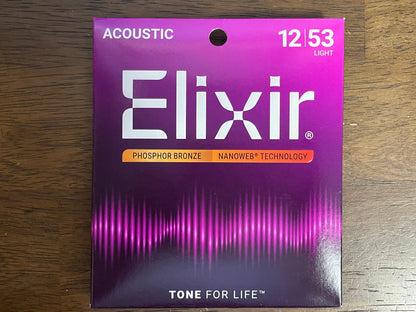 ELIXIR NANOWEB Phosphor Bronze Light #16052